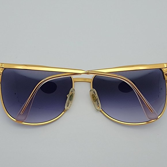 Laura Biagiotti T601/S P05 Gold Black Frame Blue Gradient Lens Sunglasses Italy main image 5